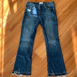 FRAME denim Le Crop Mini Boot in Roberts SZ 27